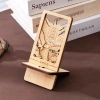 Wooden phone stands for urban cultural and creative products, small gifts, ornaments and souvenirs for travel in Beijing, Shanghai, Qingdao and Hangzhou details Picture